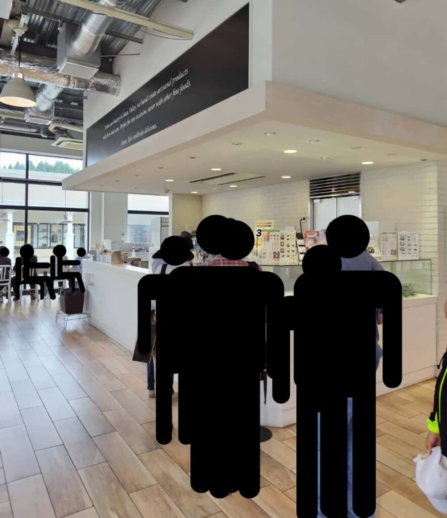 チーズガーデン那須アウトレット店の店内の様子の写真