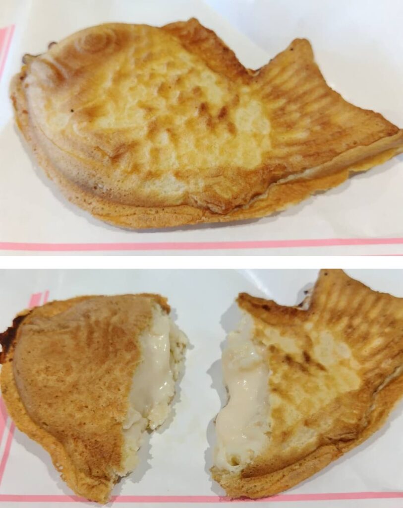 たい焼き専門店「ルアン」の「もちもちチーズポテトたい焼き」の写真