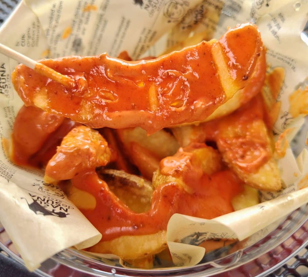 NASUdeSUNAで注文した「ベルギーフリッツ」の写真