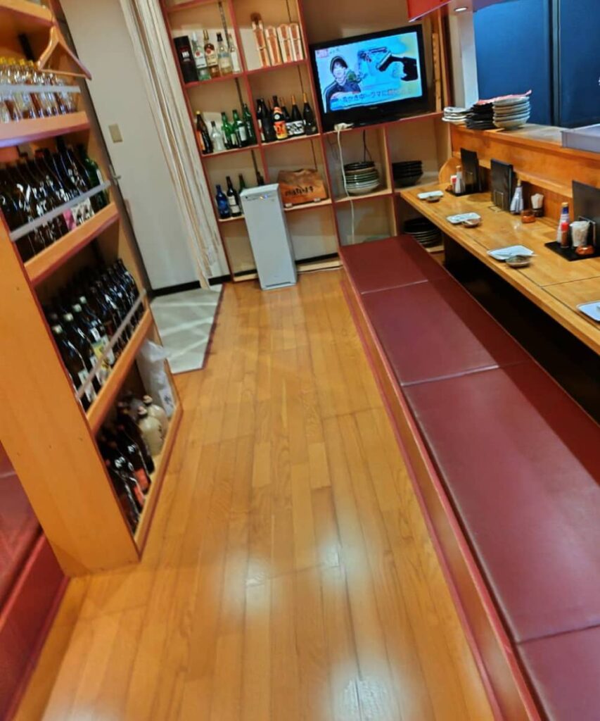 「豊 西那須野駅前店」のカウンター席の写真