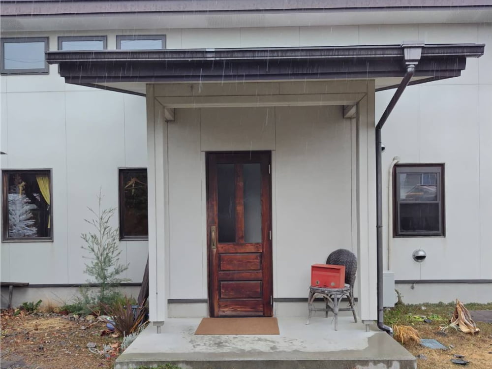 イタリアンレストラン「rustico」の店舗入り口の写真