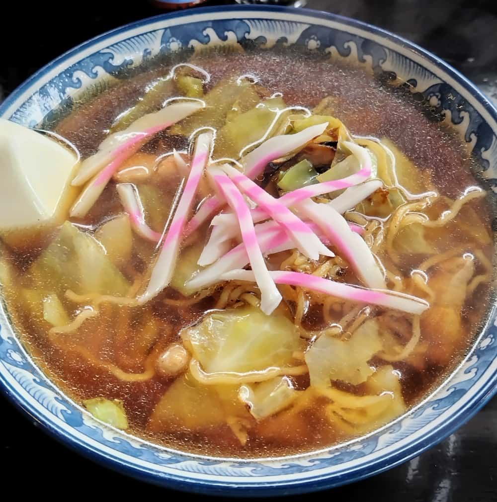 釜彦の「スープ入焼きそば」の写真