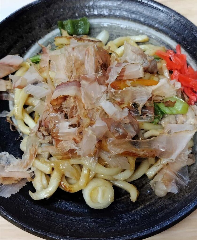 小料理さらで注文した「焼きうどん」