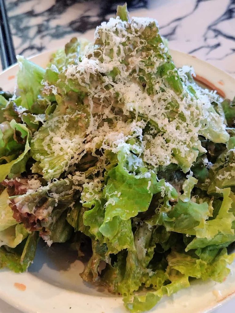 Pizzeria Picoで注文したグリーンサラダ